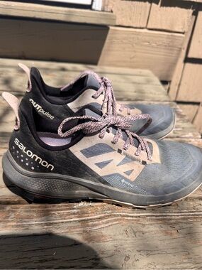 Salomon Gore-Tex Trail Running Shoes Hiking Sneakers size 6.5